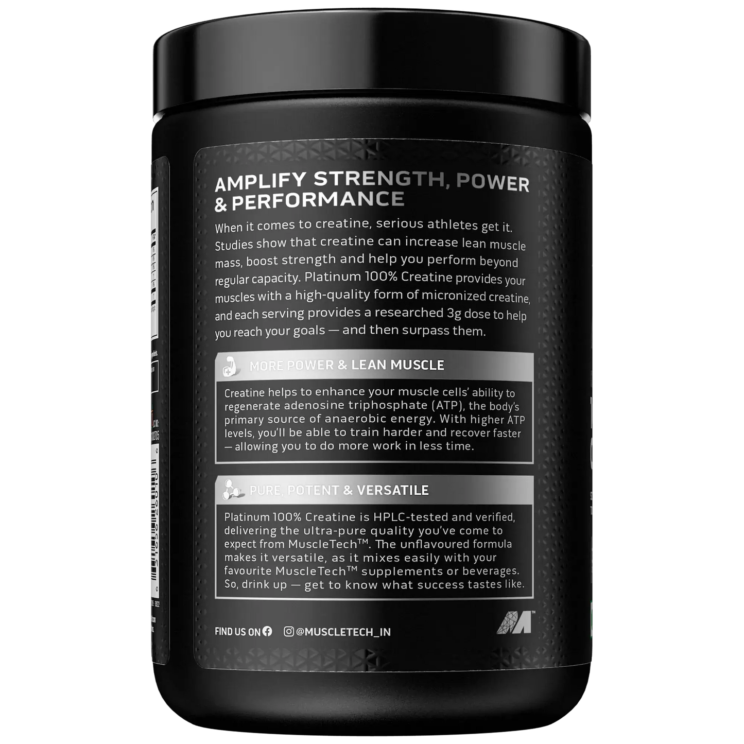 Muscletech Creatine 250g - Protein world
