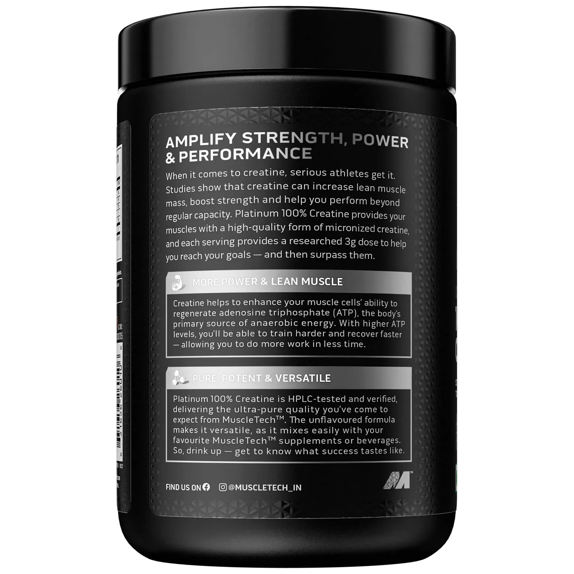 Muscletech Creatine 250g - Protein world