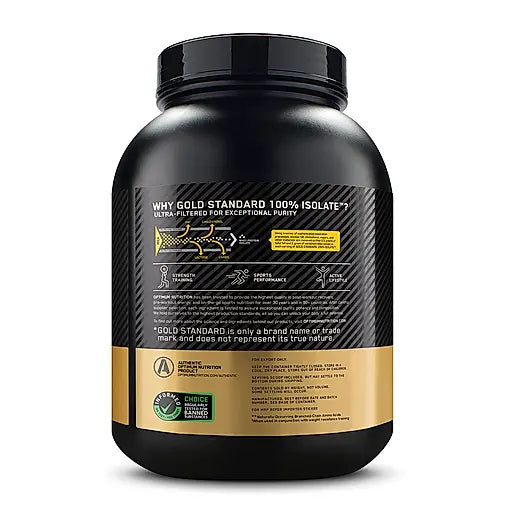 ON GOLD STANDARD 100% ISOLATE WHEY PROTEIN - Protein world