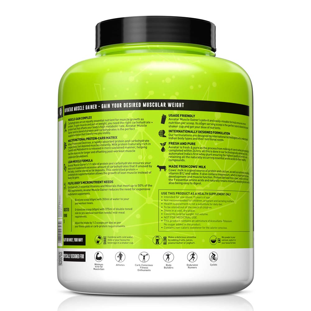 Avvatar Muscle Gainer - Protein world