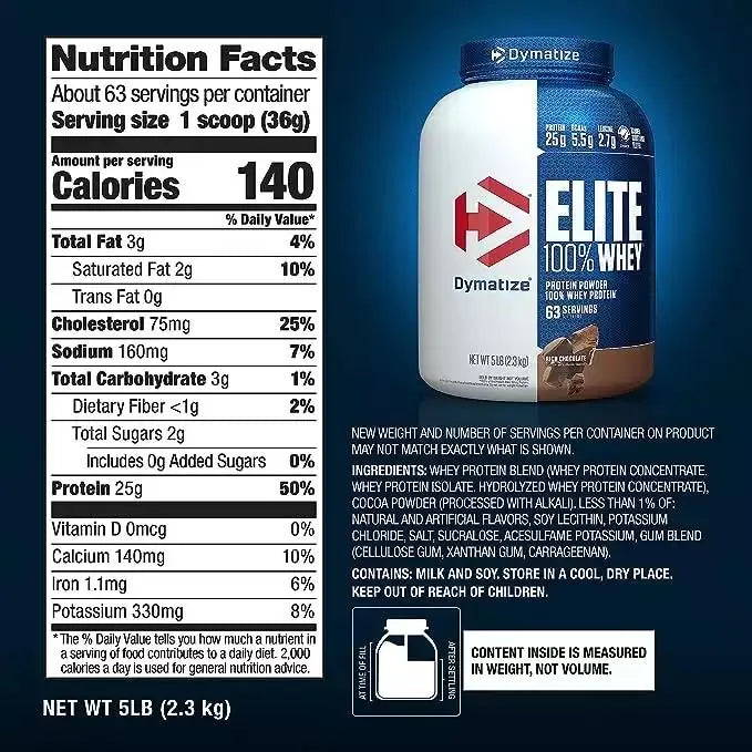 Dymatize Elite Whey Protein - Protein world