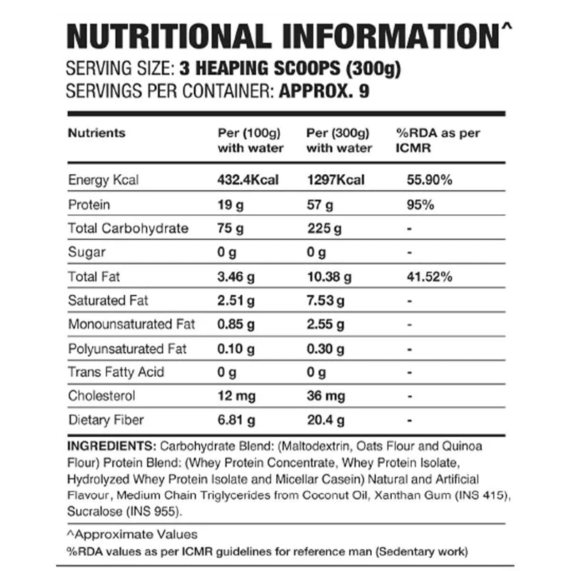 IN2 Mass Gainer - Protein world
