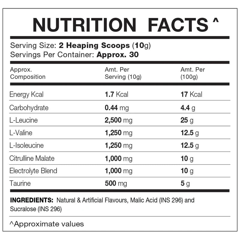 IN2 BCAA 300gm - Protein world