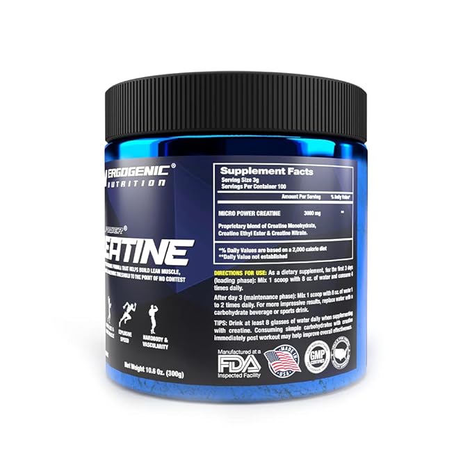 Ergogenic creatine 100 servings (300g) Unflavoured - Protein world