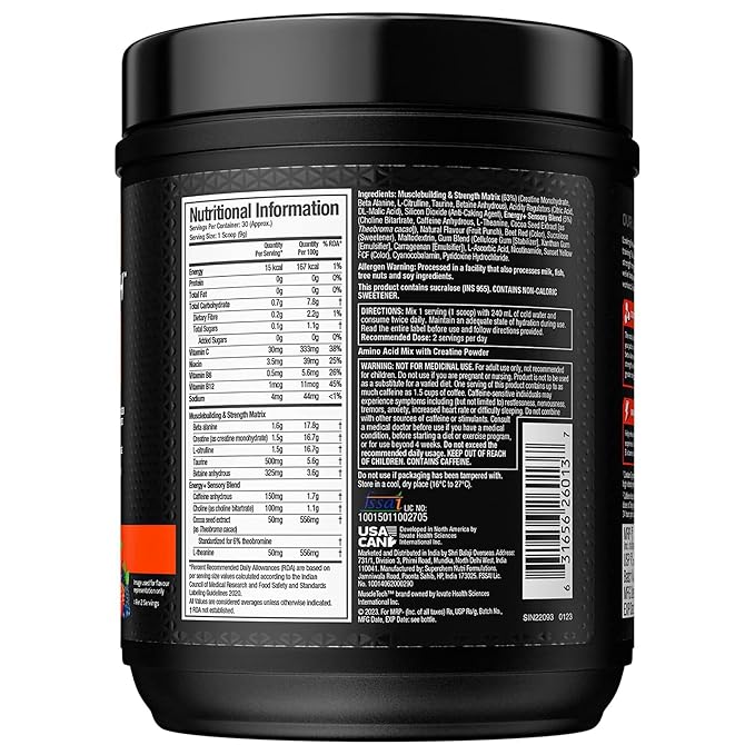 Muscletech Vaporx5 Pre-workout 270g (30 serving) - Protein world