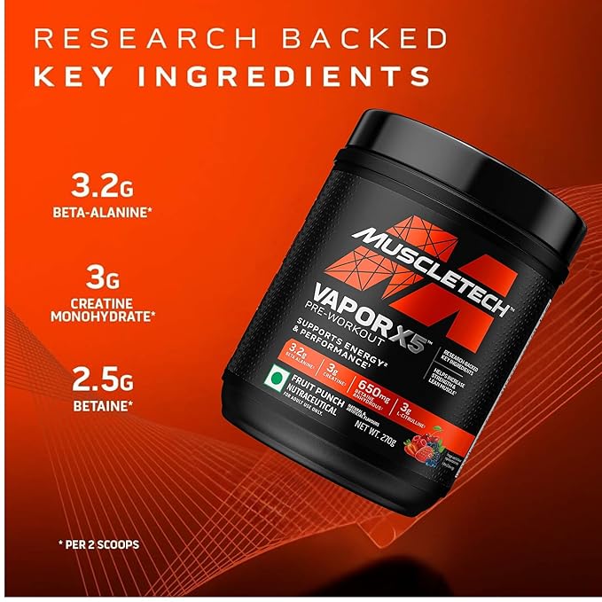 Muscletech Vaporx5 Pre-workout 270g (30 serving) - Protein world