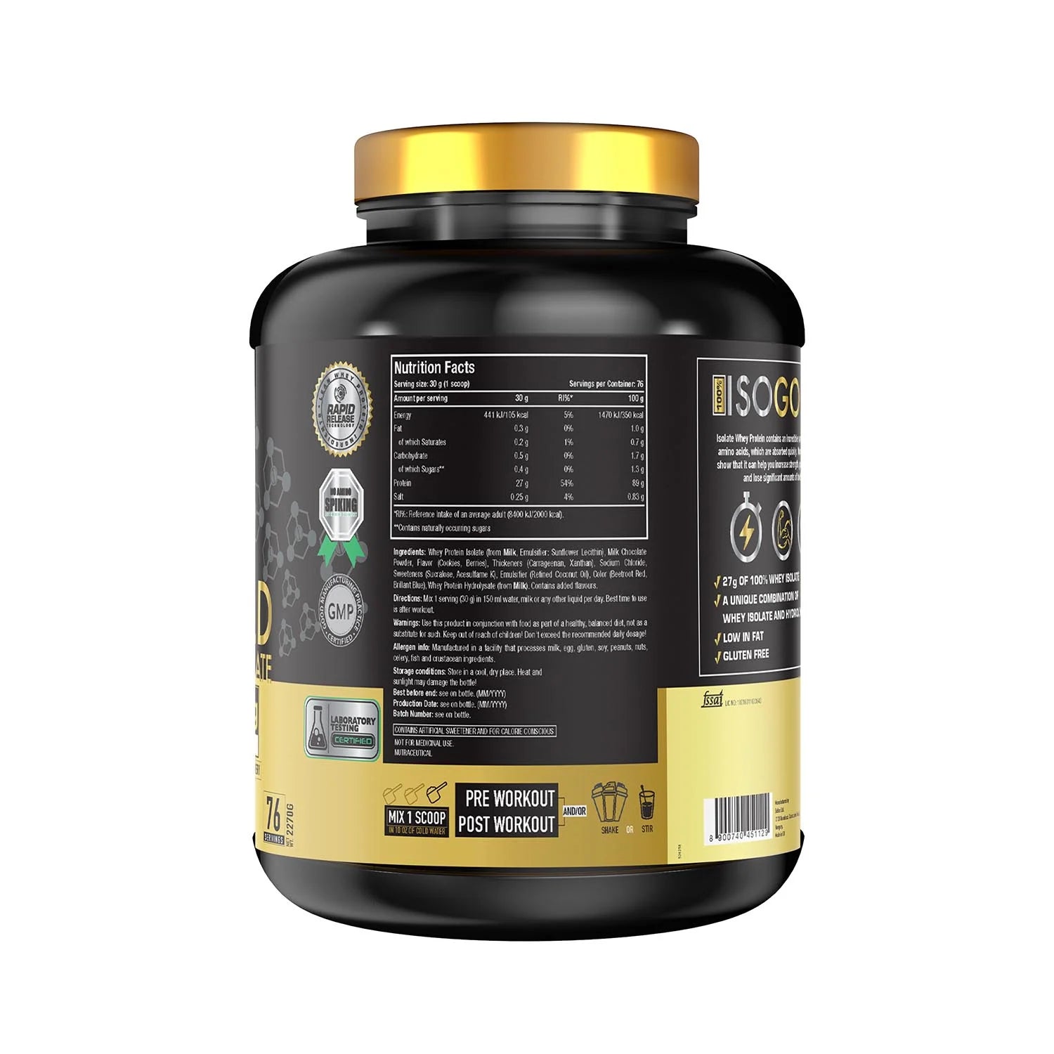 One Science ISO GOLD Whey - Protein world