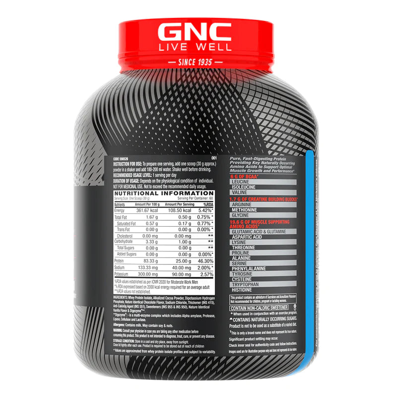 GNC Pure Isolate - Protein world