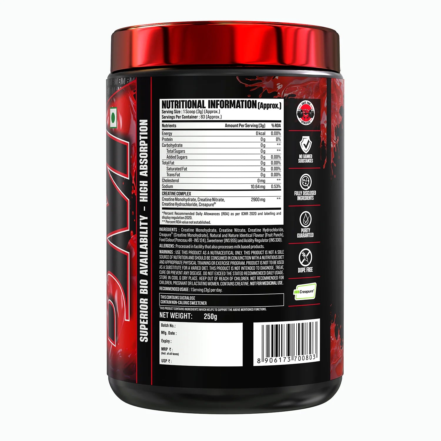 Big Muscles Nutrition Creagen - Protein world