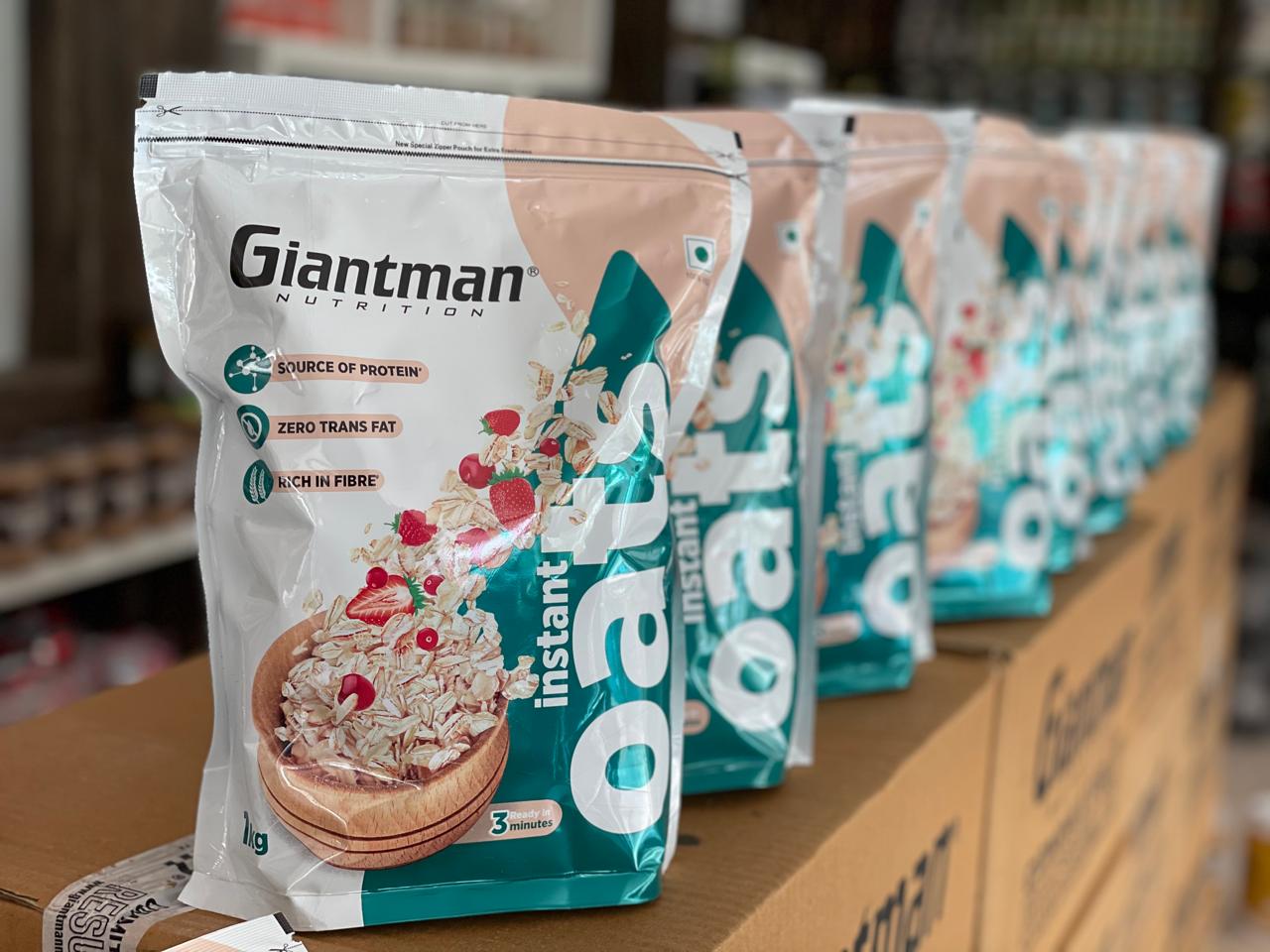 Giantman Nutrition Instant Oats 1Kg - Protein world