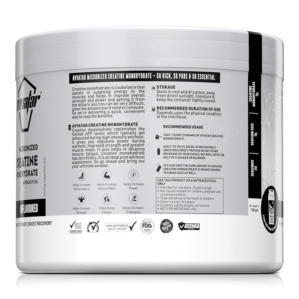 Avvatar Creatine Monohydrate - Protein world