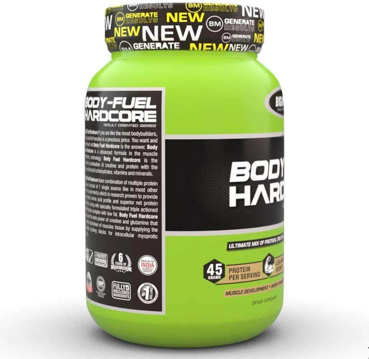 Big Muscles Nutrition Body Fuel Hardcore - Protein world