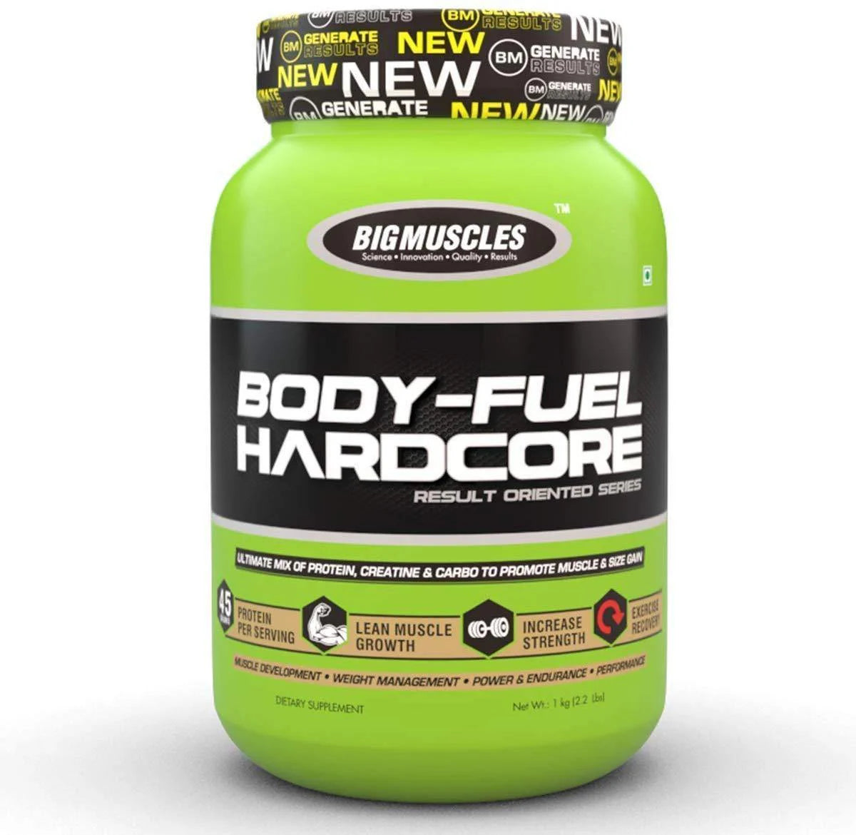 Big Muscles Nutrition Body Fuel Hardcore - Protein world