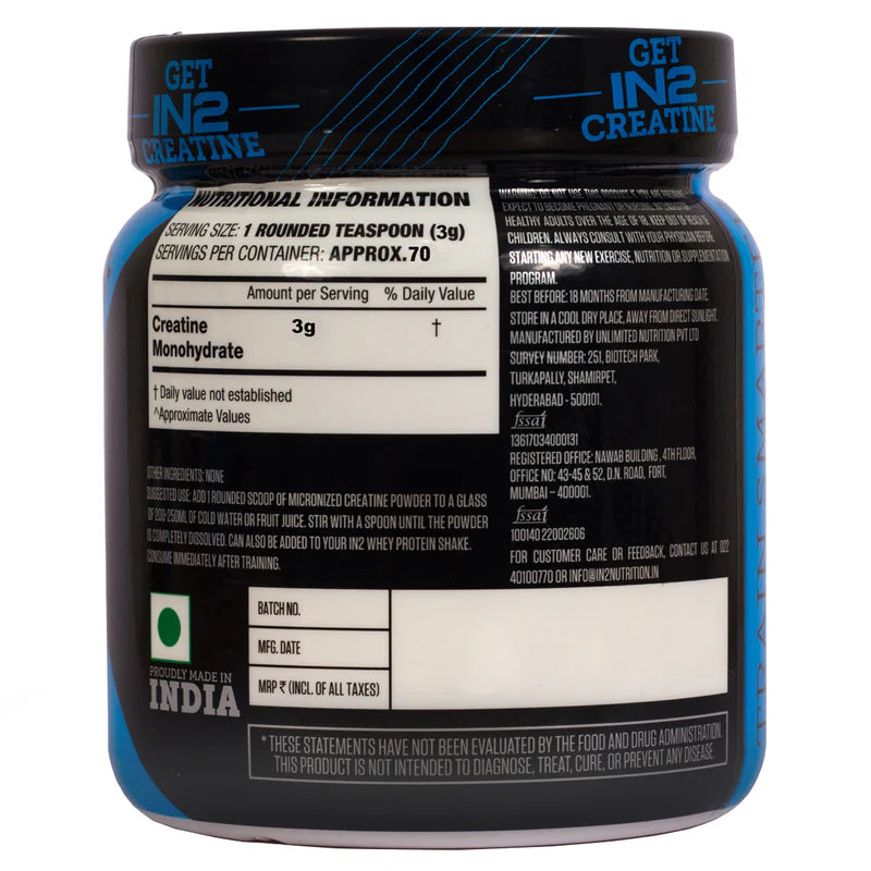 IN2 Creatine Monohydrate - Protein world