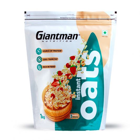 Giantman Nutrition Instant Oats 1Kg - Protein world