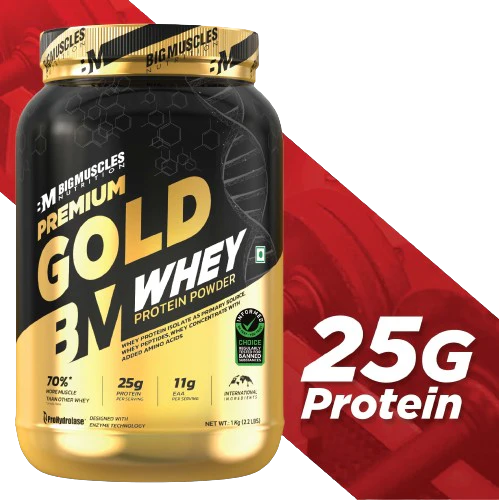 Big Muscles Nutrition Premium Gold Whey Protein - Protein world