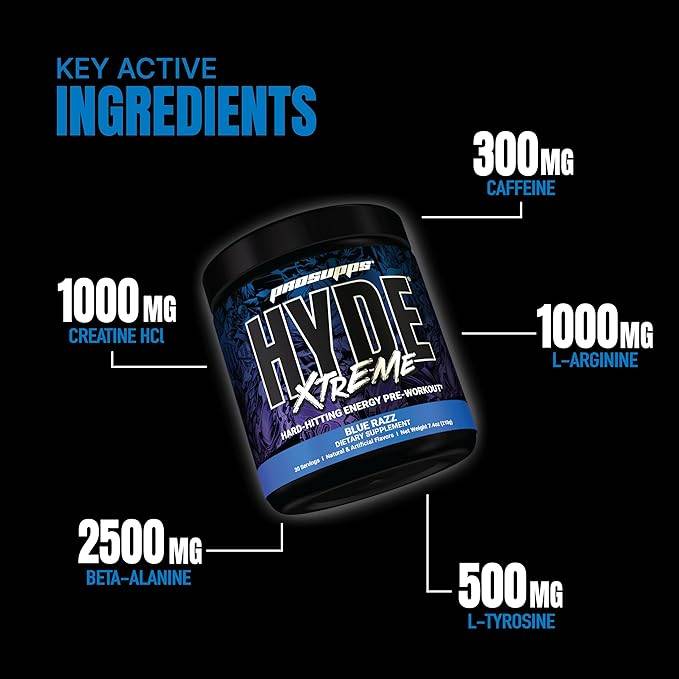 Prosupps Hyde Xtreme pre workout 30 serving - Protein world