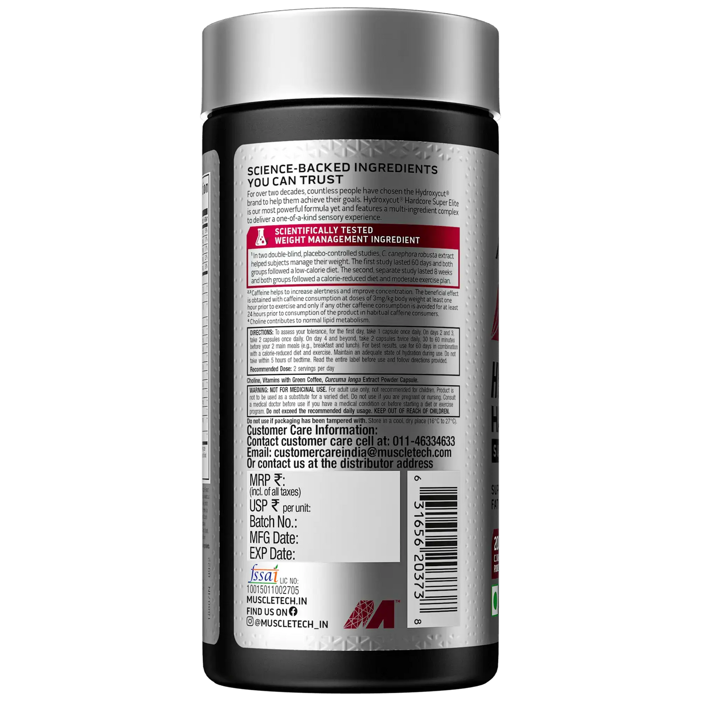 Muscletech Hydroxycut Elite 100 capsules - Protein world