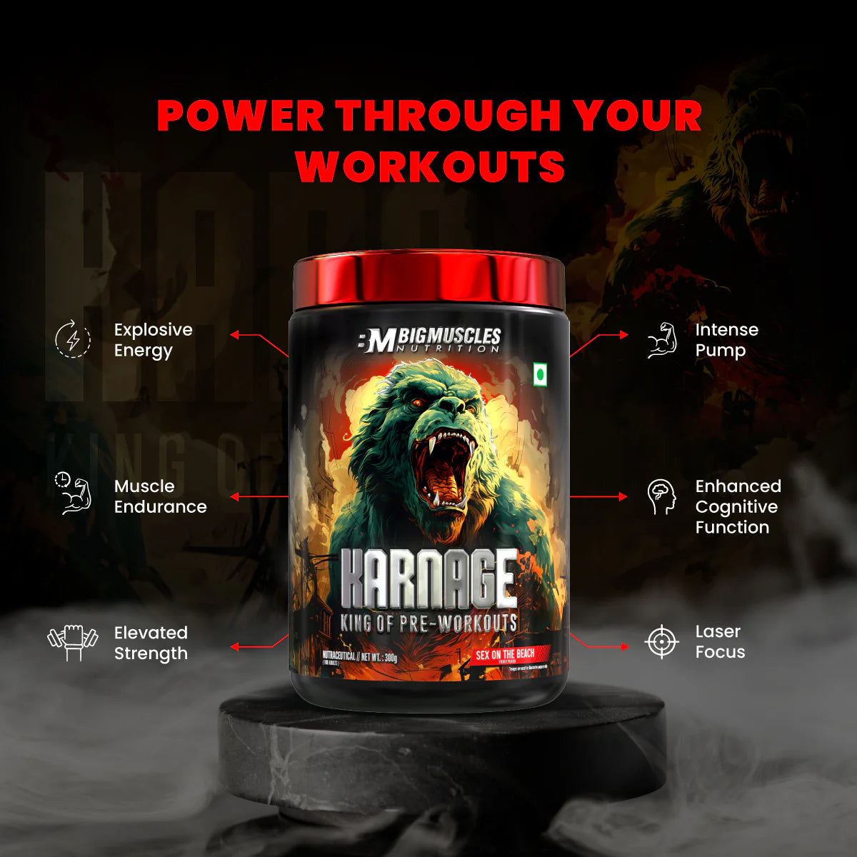 Big Muscles Nutrition Karnage - Protein world