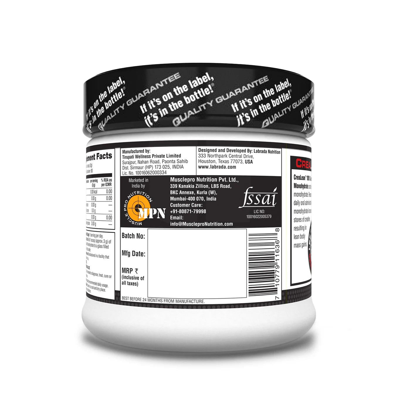Labrada Crea Lean - Protein world