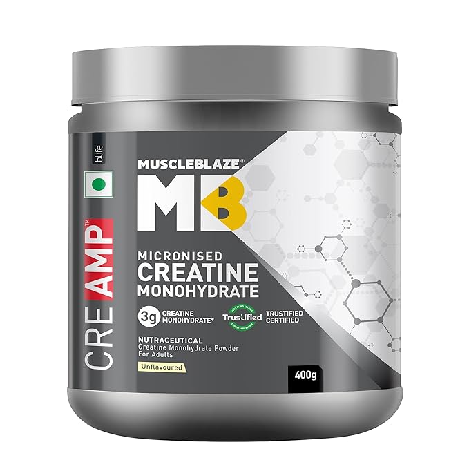 MuscleBlaze Creatine Monohydrate CreAMP - Protein world