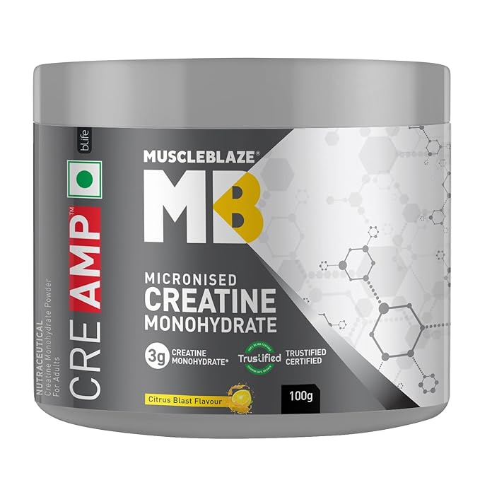 MuscleBlaze Creatine Monohydrate CreAMP - Protein world
