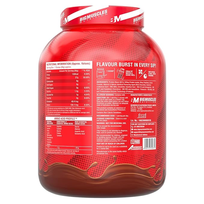 Bigmuscles Nutrition Nitric Whey protein - Protein world