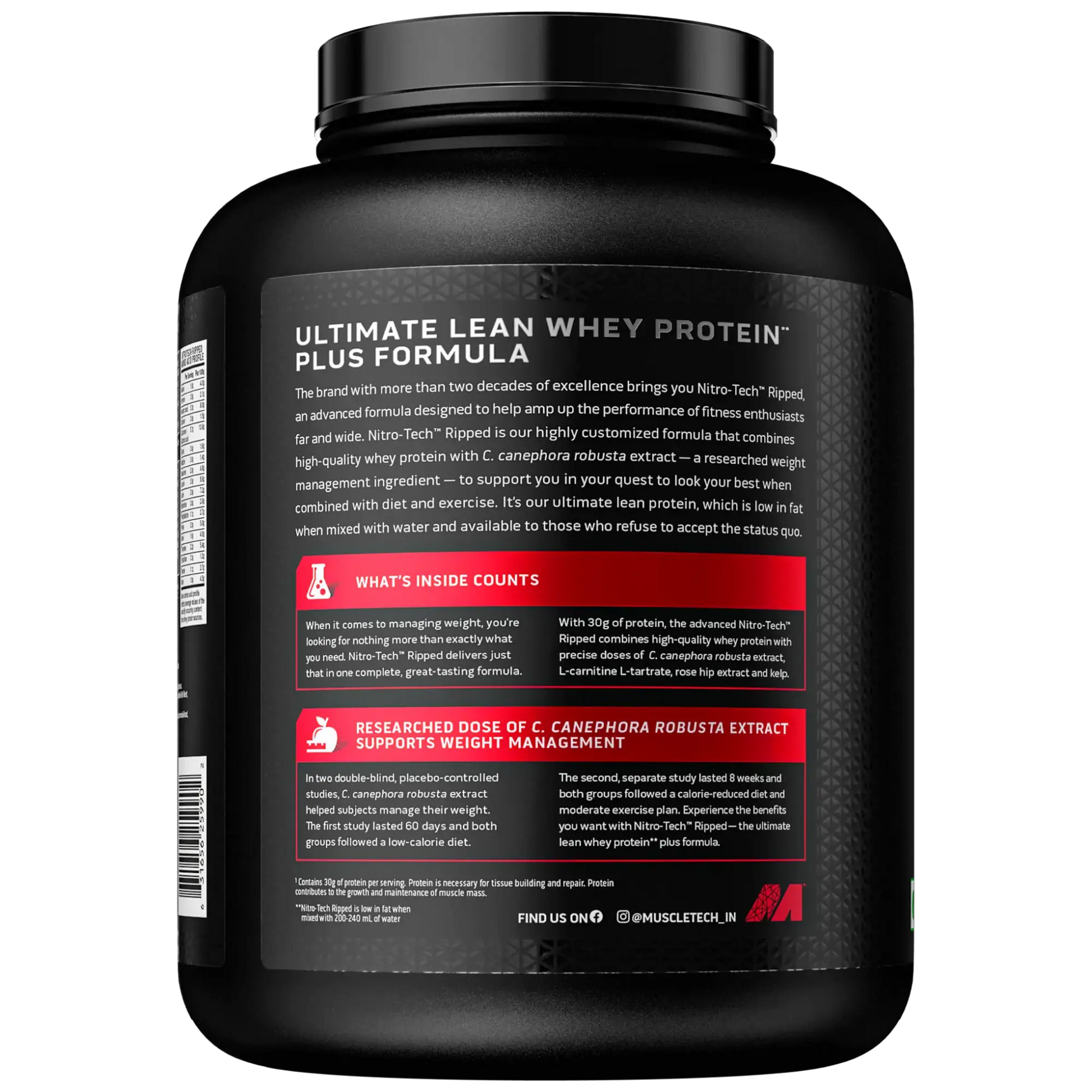 Muscletech Nitrotech Ripped - Protein world
