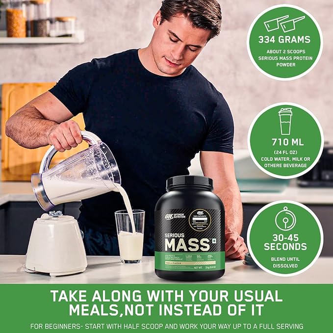 On Serious Mass 3kg Chocolate Flavour - Protein world