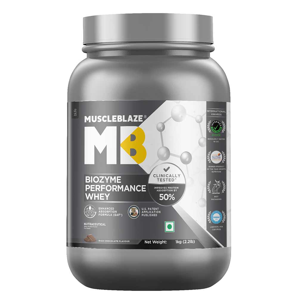 MuscleBlaze Biozyme Performance Whey - Protein world