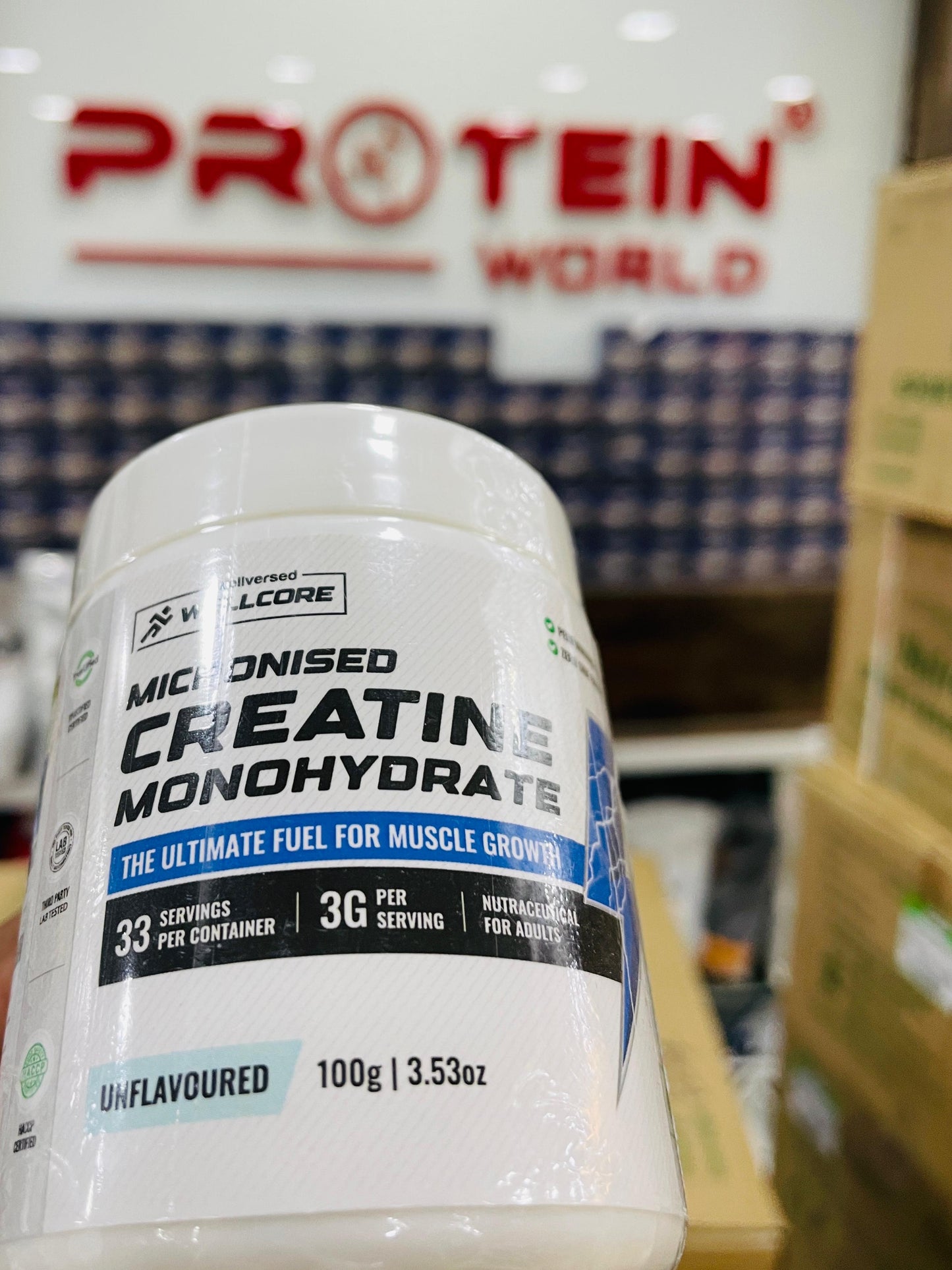 Wellcore creatine Monohydrate - Protein world