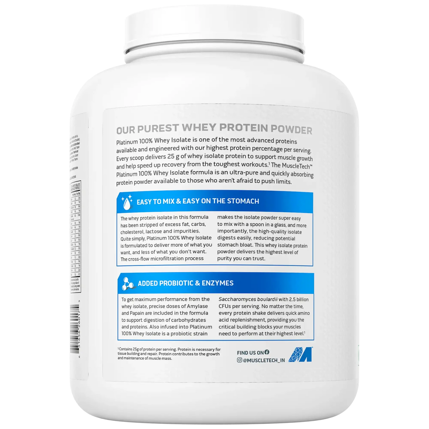 Muscletech Isolate Milk Chocolate - Protein world