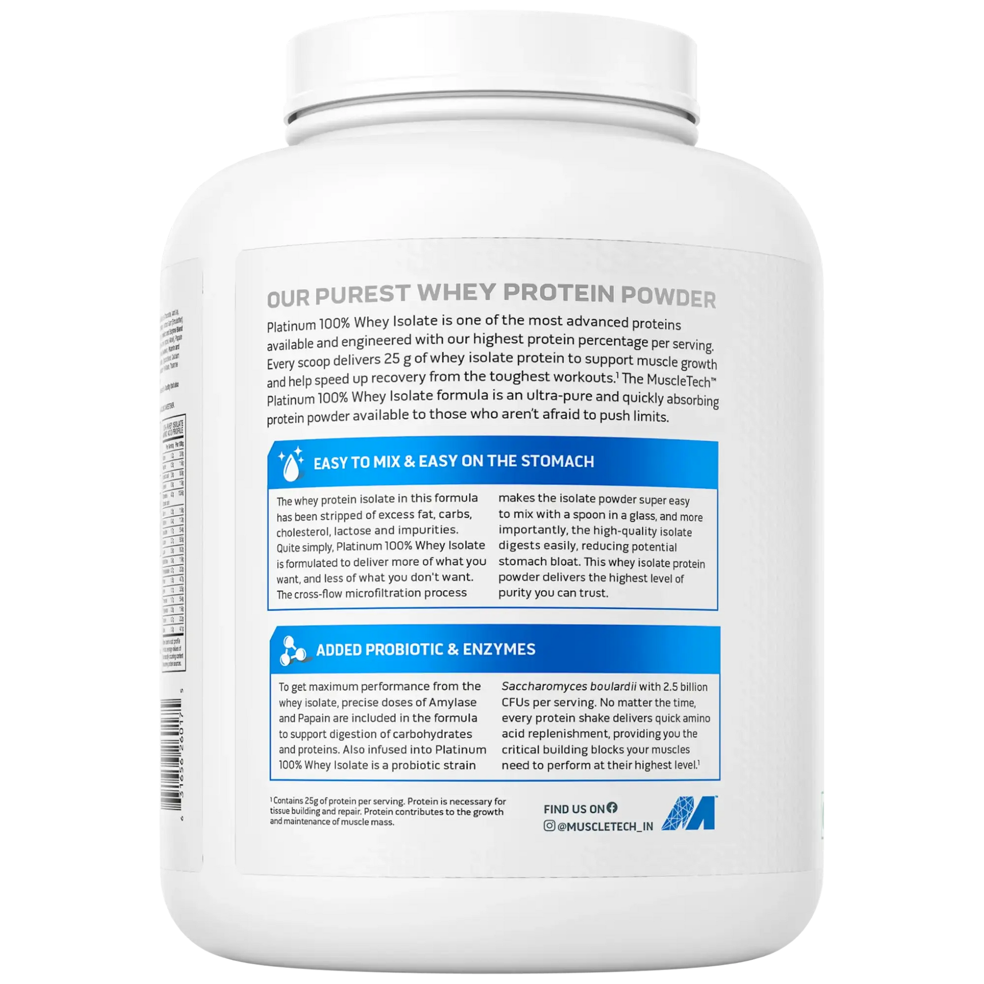 Muscletech Isolate Milk Chocolate - Protein world