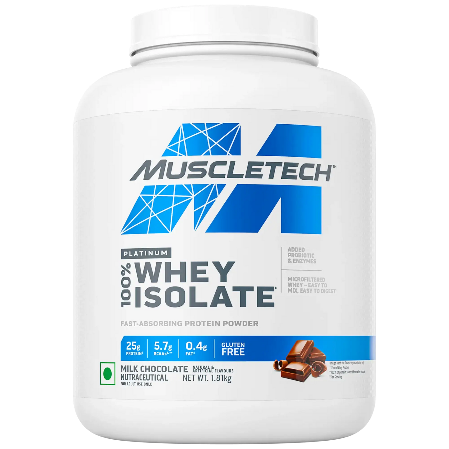 Muscletech Isolate Milk Chocolate - Protein world