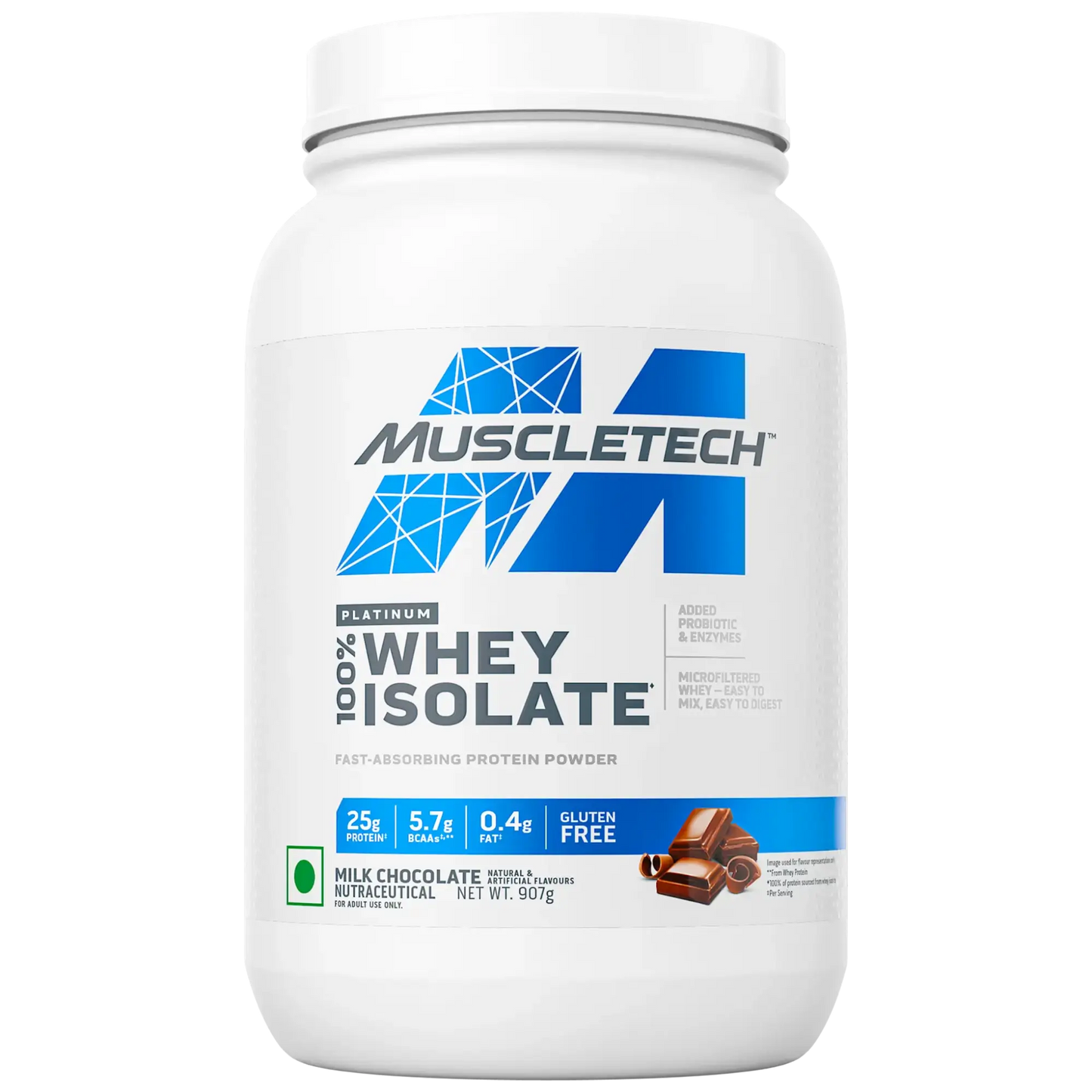 Muscletech Isolate Milk Chocolate - Protein world