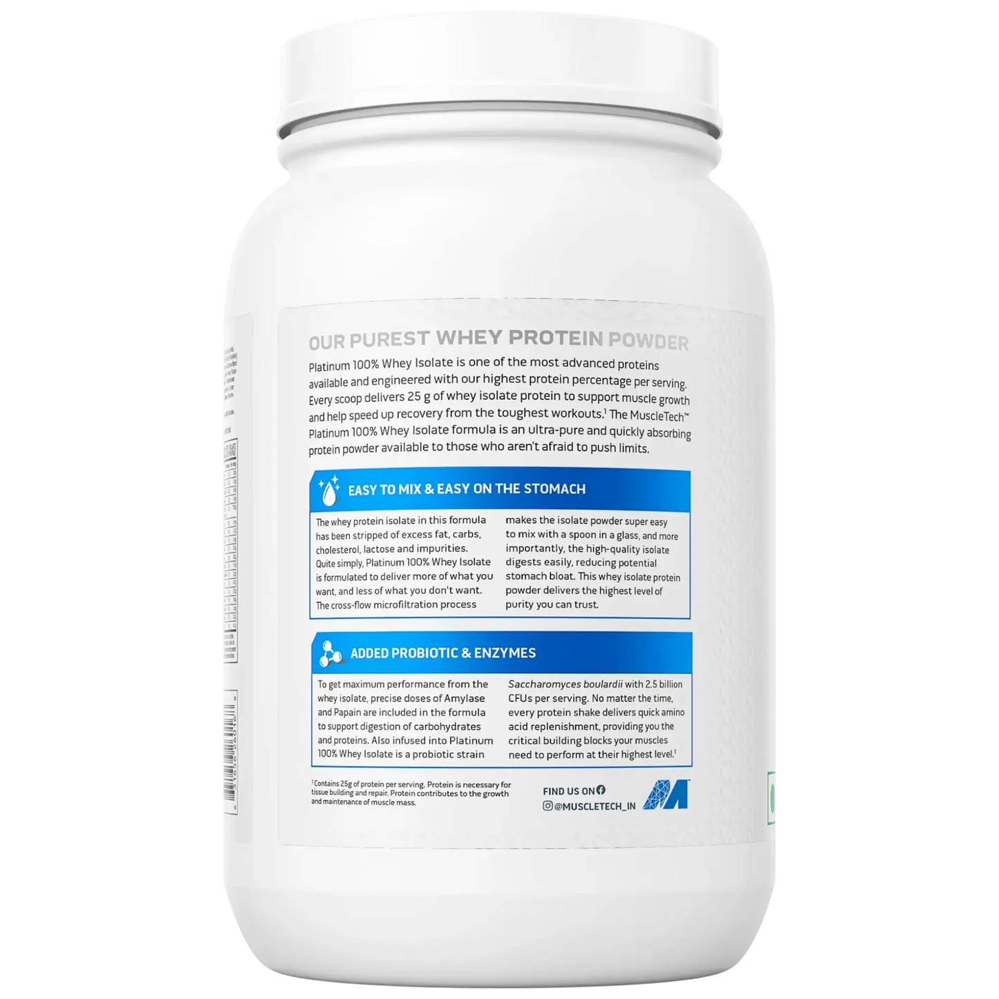 Muscletech Isolate Milk Chocolate - Protein world
