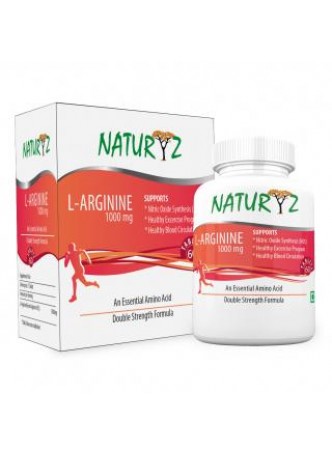 Naturyz L-Arginine-1000mg, 60 Tablets