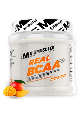 Bigmuscles Nutrition Real BCAA [50 Servings, Summer Bonanza] -100% Micronized Vegan, Muscle Recovery & Endurance BCAA Powder, 5 Grams of Amino Acids, Keto Friendly, Caffeine Free