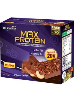 RiteBite Max Protein meal replacement protein bar, 6 pcs/pack