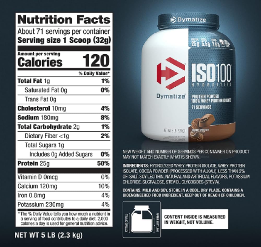 Dymatize ISO 100 Whey Protein Isolate