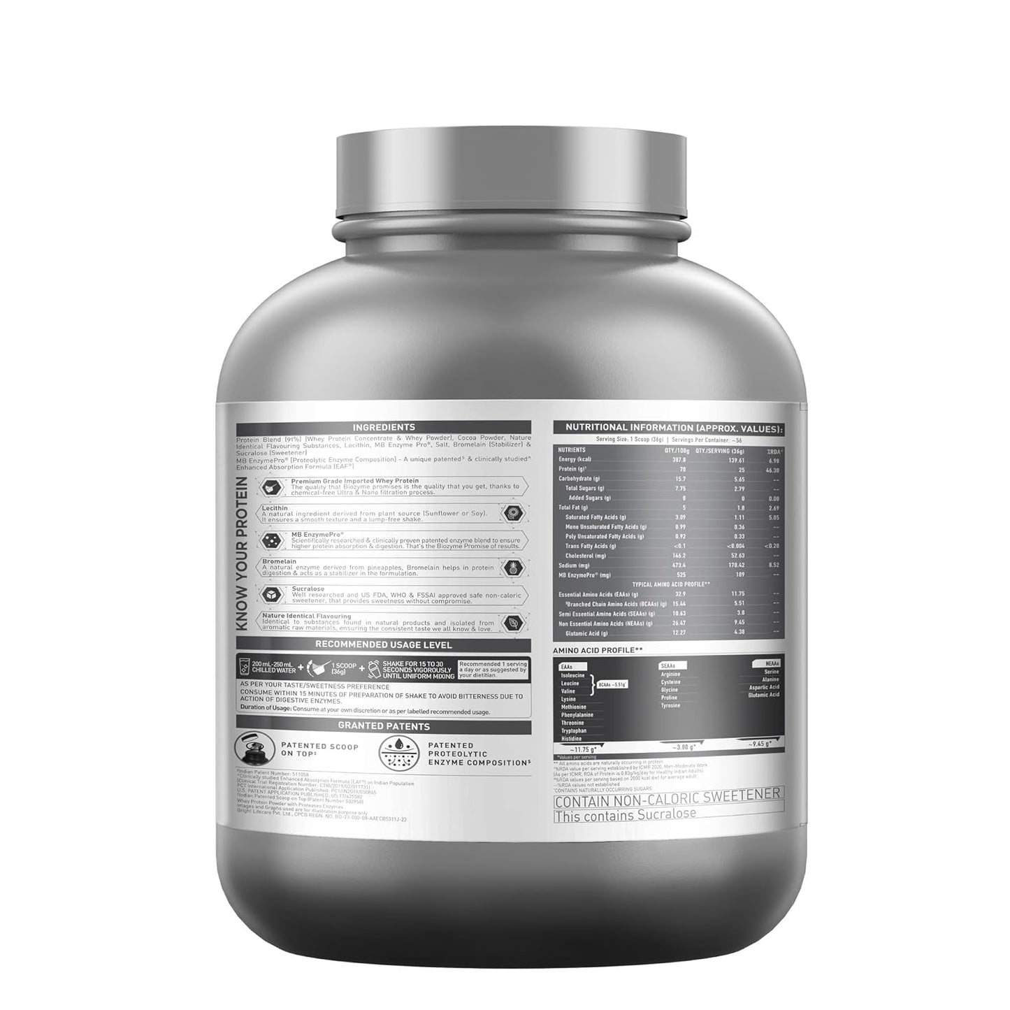 MuscleBlaze Biozyme Performance Whey