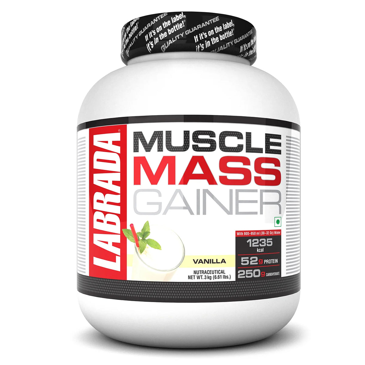 Labrada Muscle Mass Gainer 3kg Chocolate