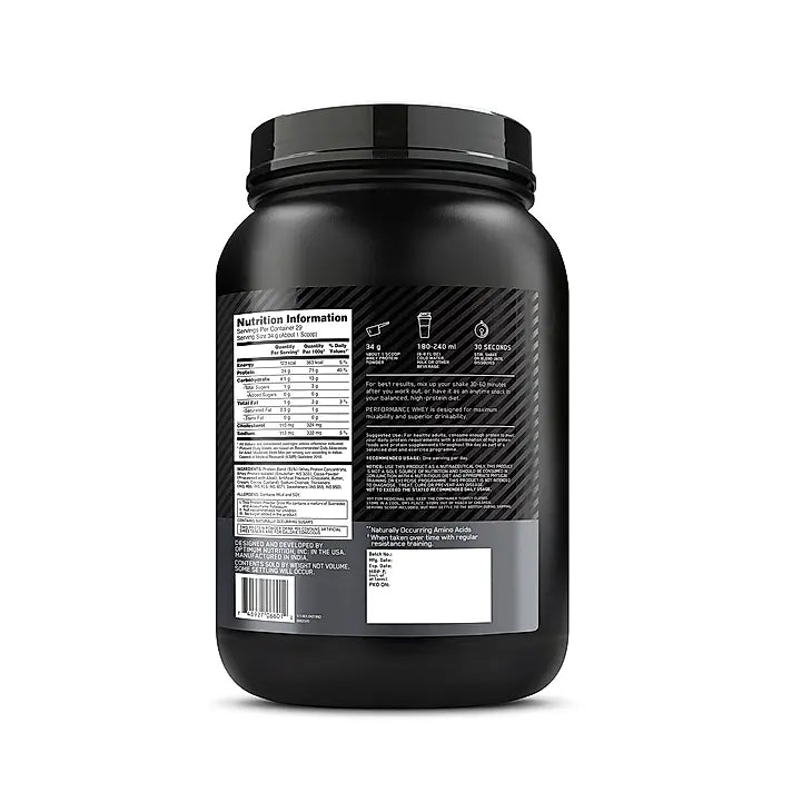 ON (OPTIMUM NUTRITION) Performance Whey Protein 1Kg - Protein world