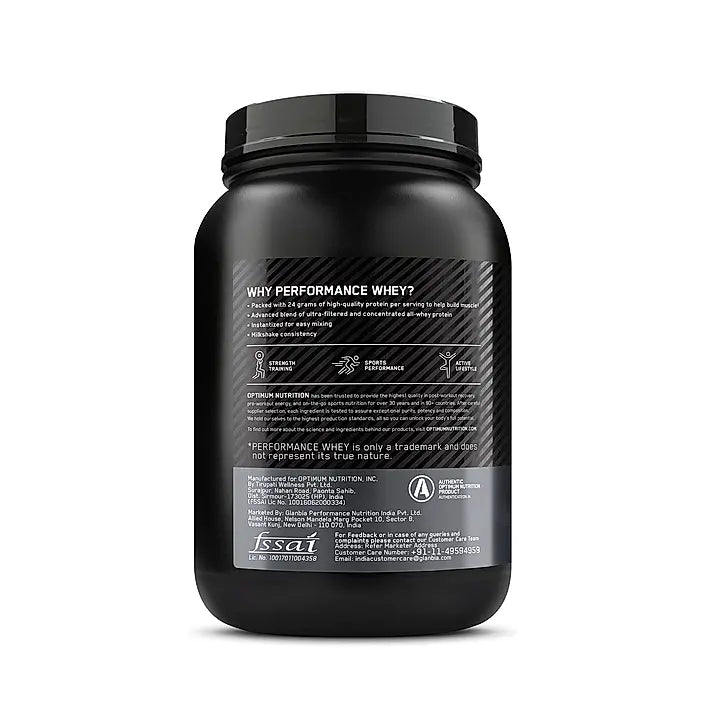 ON (OPTIMUM NUTRITION) Performance Whey Protein 1Kg - Protein world